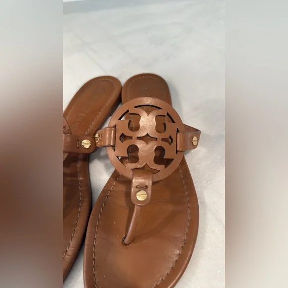 Tory Burch Miller Sandals Brown - Picture 8 of 12